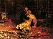 Ilya Repin Ivan the Terrible and His Son Ivan on November 16th, 1581 oil